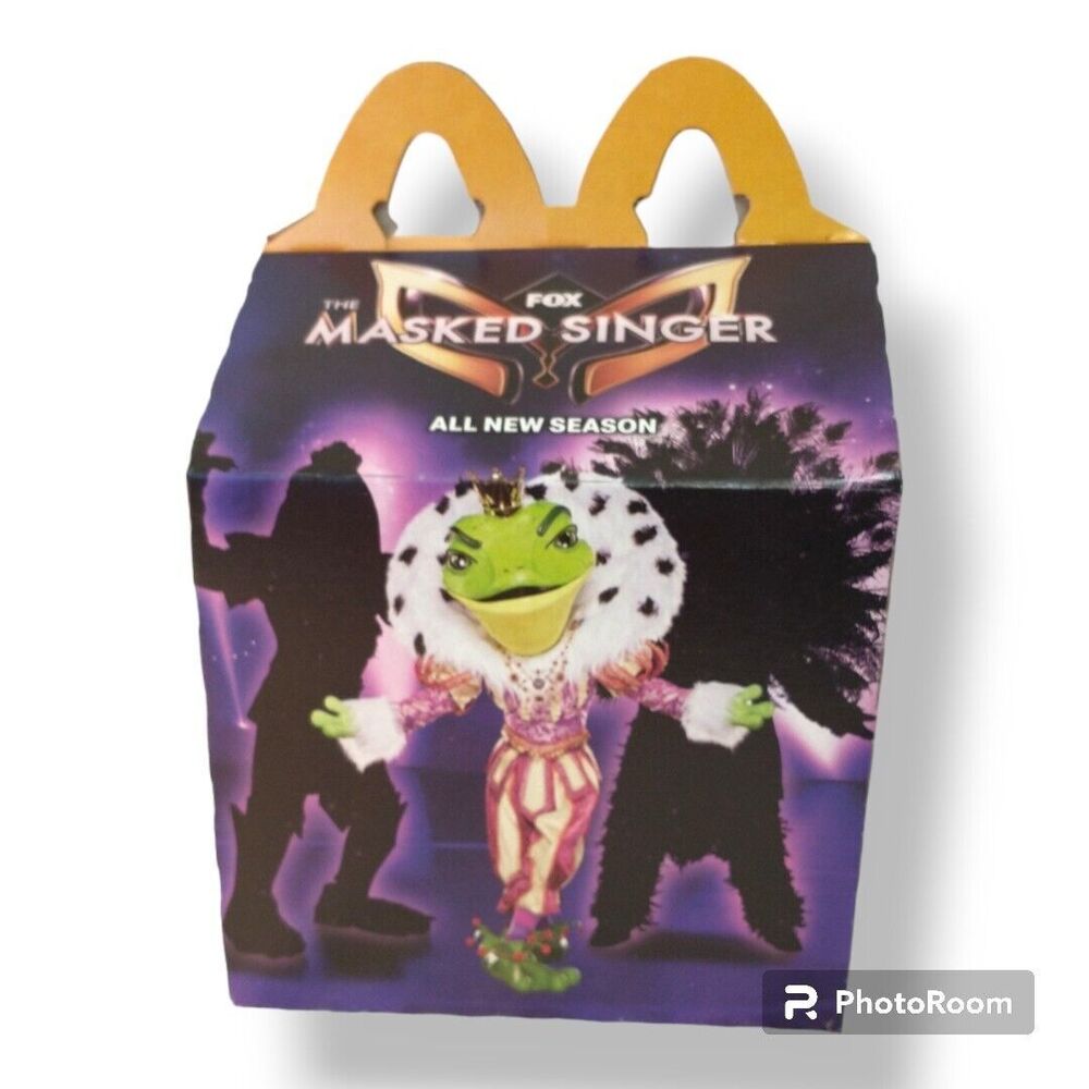 2023 The Masked Singer McDonalds Happy Meal Box Empty Box Only